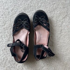 Black and Pink Mary Jane Shoes